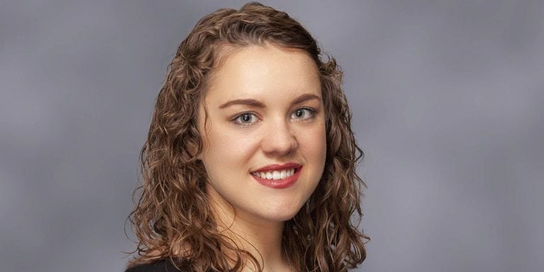Samantha Messer, an industrial distribution and logistics major, is ECU's first two-time recipient of a national scholarship from the Material Handling Education Foundation Inc. (Contributed photo)